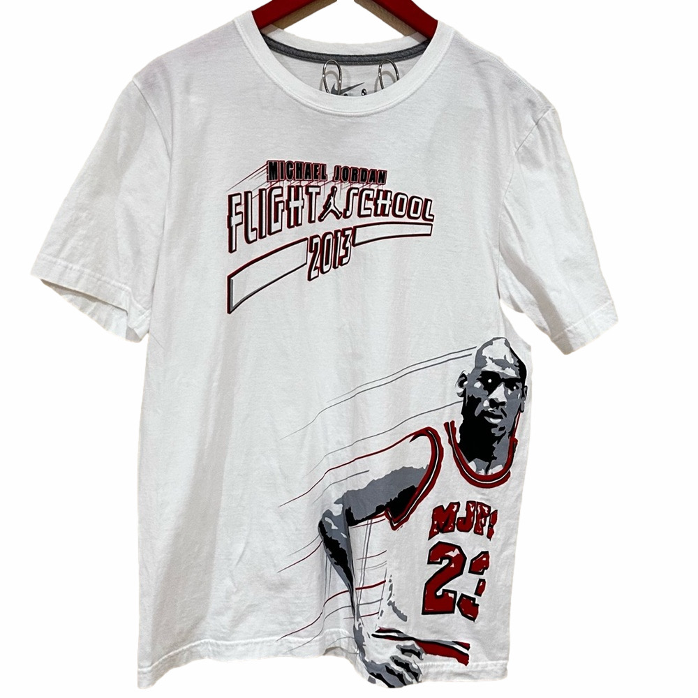 Nike Michael Jordan Flight School Tee Mens Medium Retro Basketball Graphic